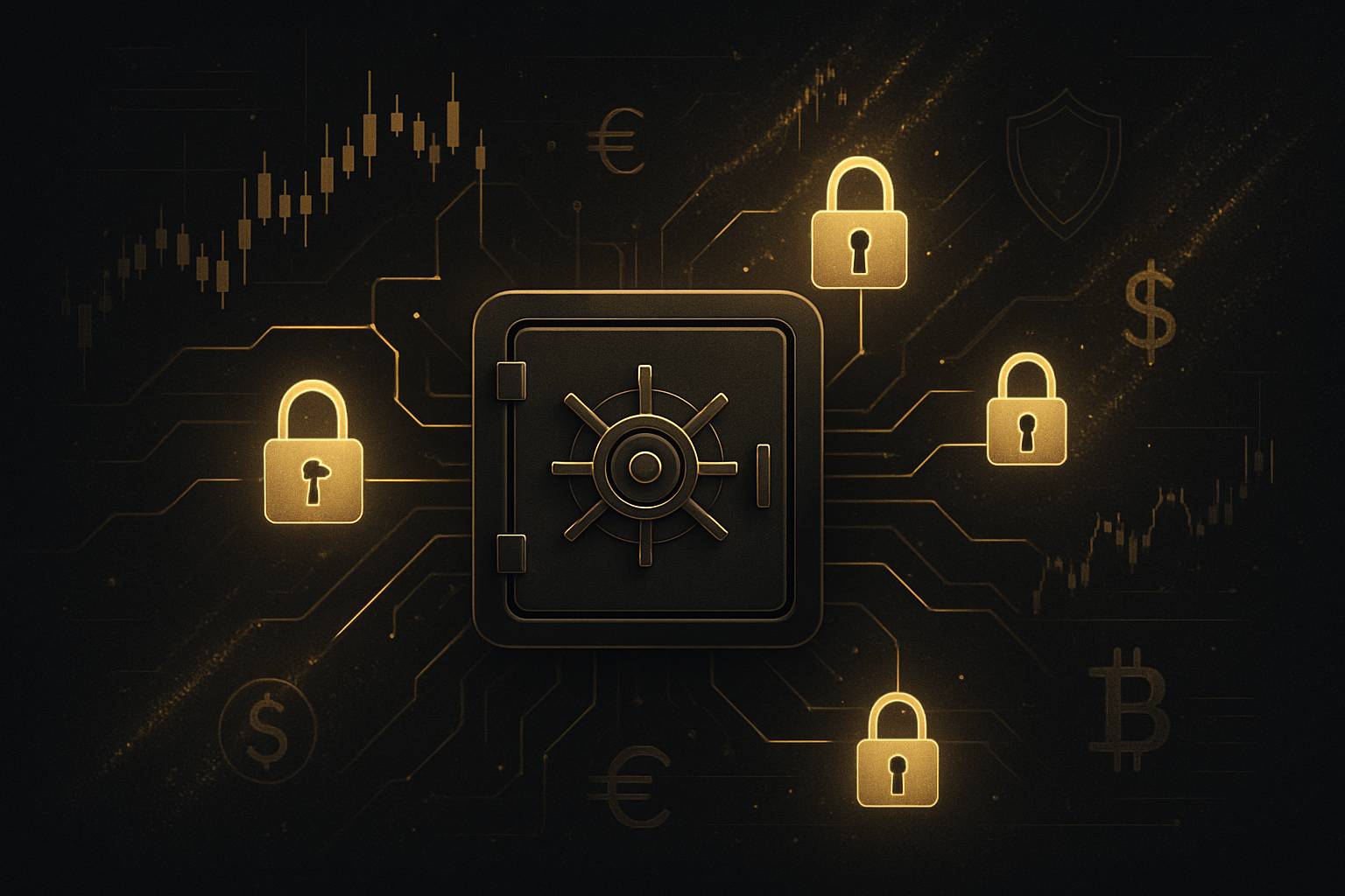 سپر امنیتی روی موبایل بانکی کنار کلید عبور و هشدار تراکنش