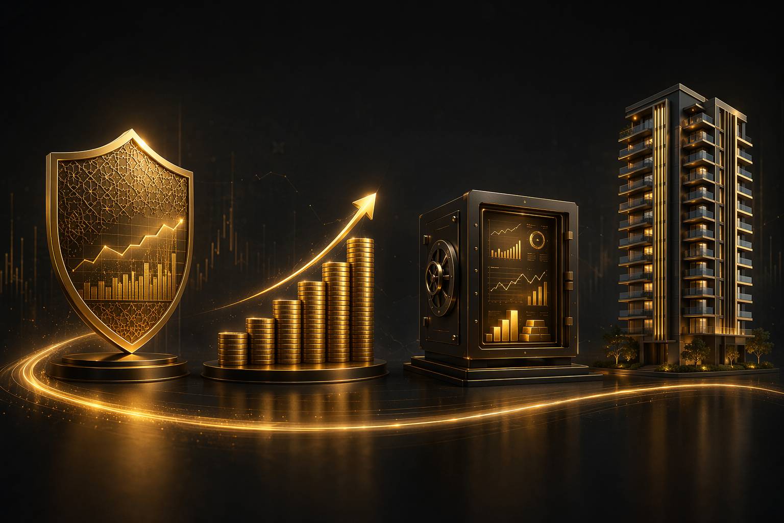 جدول مقایسه بازده بورس، طلا، دلار و مسکن با CAGR، تورم و ریسک