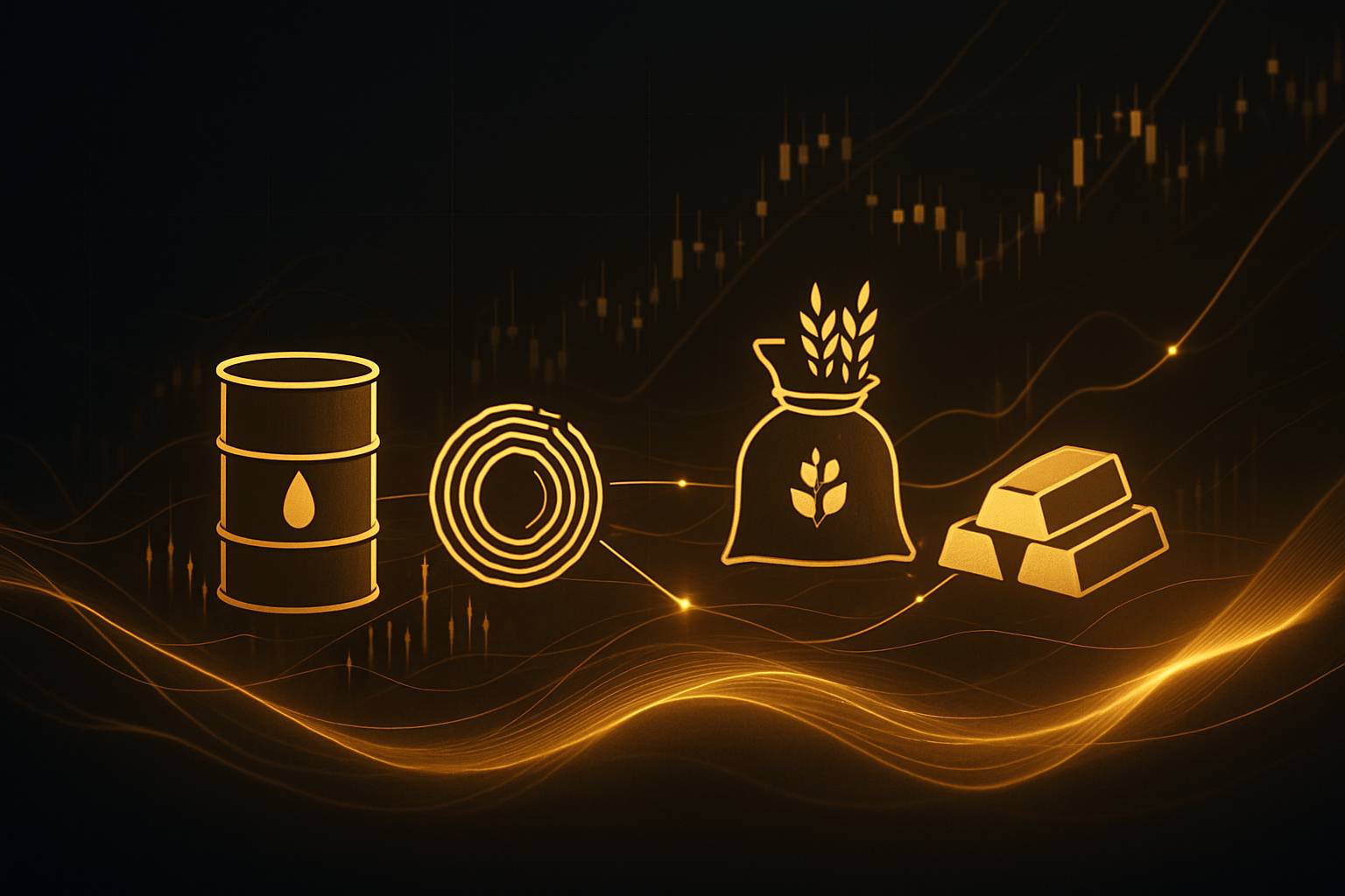نفت، مس و گندم کنار جدول مقایسه صندوق، گواهی و قرارداد آتی